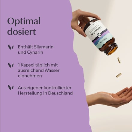 Mariendistel mit Löwenzahnwurzel & Artischockenextrakt Kapseln 120 St nedura