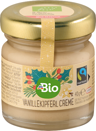 Vanillekipferl Creme, Adventskalender zum Selbstgestalten 2026 dmBio