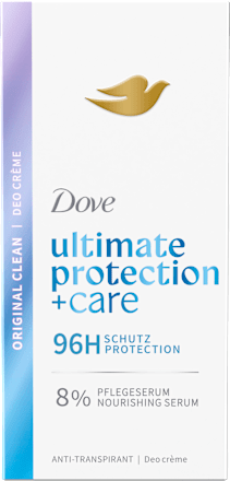 Antitranspirant Deocreme ultimate protection +care original clean Dove