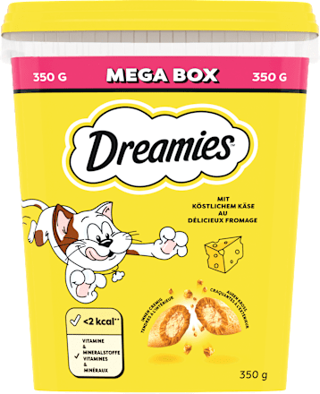 Katzenleckerli mit Käse, Mega Box Dreamies