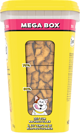 Katzenleckerli mit Käse, Mega Box Dreamies