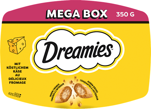 Katzenleckerli mit Käse, Mega Box Dreamies