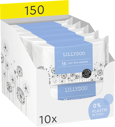 Feuchttücher 99 % Wasser (10x15 St) LILLYDOO