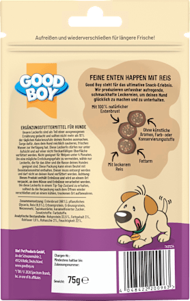 Kausnack Hund, Enten Happen Good Boy