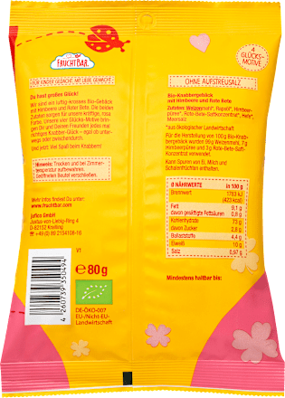 Kindersnack Knabber-Glück Himbeere & Rote Bete ab 3 Jahren FruchtBar