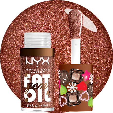 Lipgloss XMAS Fat Oil Gem Cacao Gem NYX PROFESSIONAL MAKEUP
