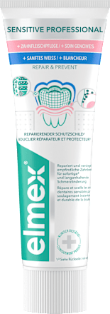 Zahnpasta Sensitive Professional Repair & Prevent Sanftes Weiss elmex