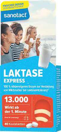 Express Laktase 13000 Kautabletten 40 St sanotact