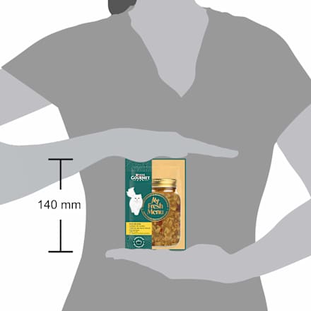 Nassfutter Katze reich an Huhn, my fresh menue Purina Gourmet