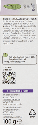 Mydło w kostce, z olejkiem roślinnym, lawenda BIO alverde NATURKOSMETIK