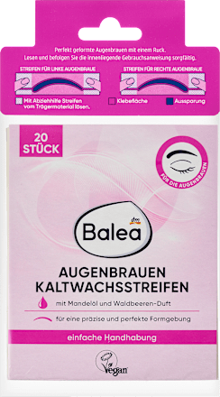 Kaltwachsstreifen Augenbrauen Balea