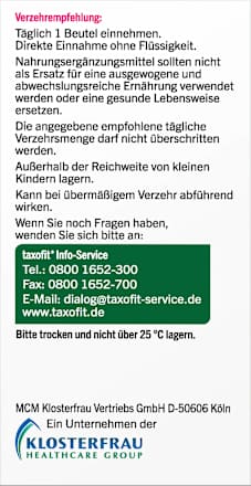 Koffein Energie + Leistung Direkt Sticks 10 St taxofit