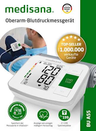 Oberarm-Blutdruckmessgerät A55 medisana
