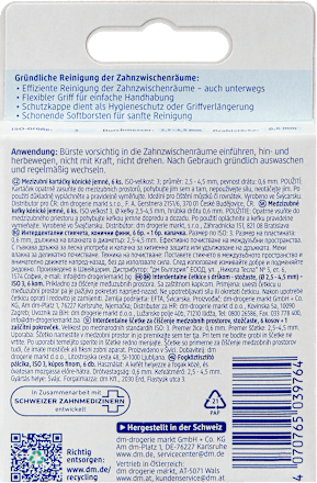 Interdentalbürsten blau 0,6 mm ISO 3 Dontodent