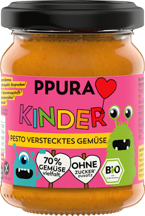 Pesto mit Gemüse für Kinder PPURA