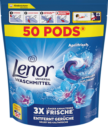Vollwaschmittel Pods Aprilfrisch Lenor
