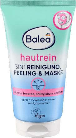 Reinigung Peeling & Maske hautrein 3in1 Balea