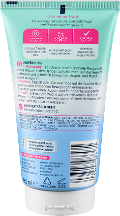 Reinigung Peeling & Maske hautrein 3in1 Balea