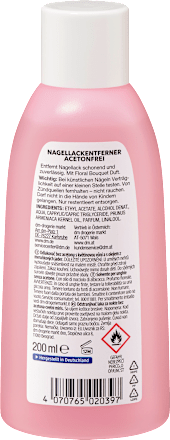 Nagllackentferner Rose acetonfrei ebelin