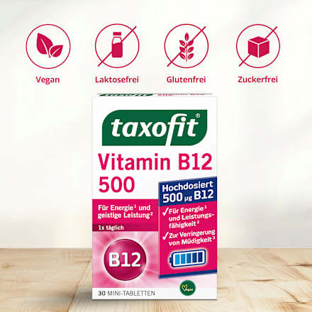 Vitamin B12 500 Mini Tabletten 30 St taxofit