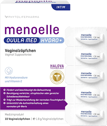 Vaginalzäpfchen Hydro+ Menoelle