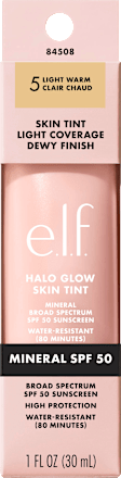 Foundation Halo Glow Skin Tint 5 Light Warm e.l.f. Cosmetics