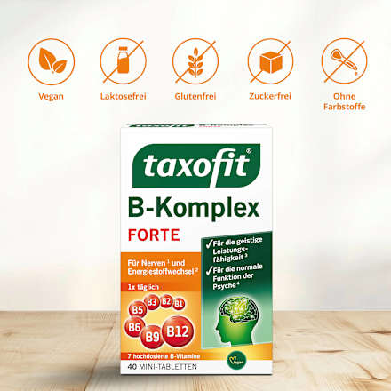 Vitamin B-Komplex Tabletten 40 St taxofit