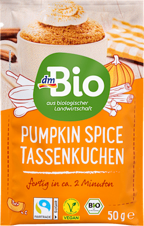Tassenkuchen, Pumpkin Spice dmBio
