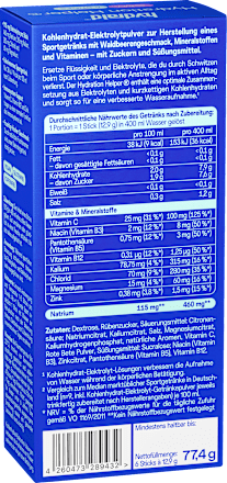 Hydration Helper Elektrolyt-Drink-Mix Sticks Berry 6 St Hydraid