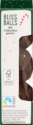 Fruchtkonfekt Bliss Balls Lebkuchen dmBio