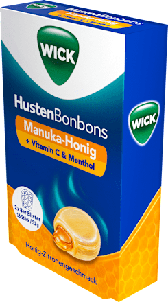 Hustenbonbons Manuka-Honig + Vitamin C & Menthol 16 St WICK