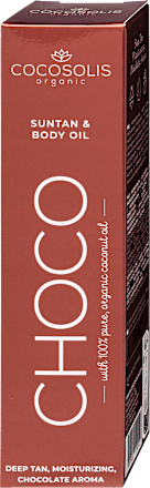 Ulei de corp bronzant Choco Cocosolis organic