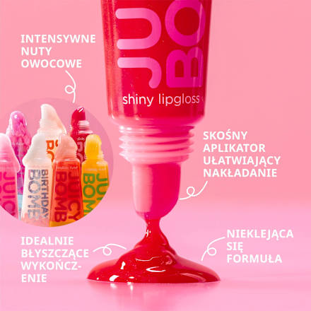 Błyszczyk do ust JUICY BOMB 110 Crushed Berry essence