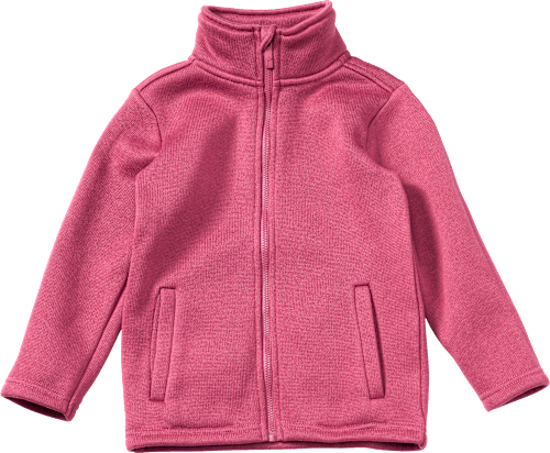 Jacke aus Strickfleece, rosa, Gr. 128 PUSBLU