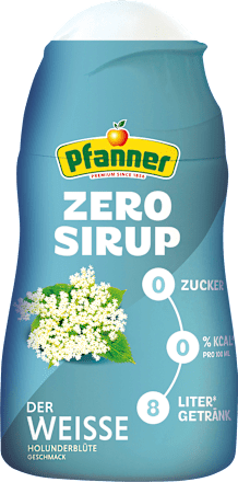 Sirup ZERO Holunderblüte Pfanner