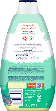 Płyn do kąpieli i zabawy barwiący wodę Zielona woda bobini fun