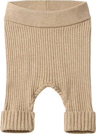 Strickhose mit Mitwachsfunktion, beige, Gr. 56 ALANA