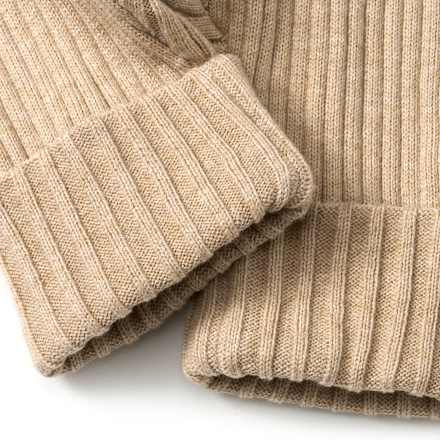 Strickhose mit Mitwachsfunktion, beige, Gr. 56 ALANA