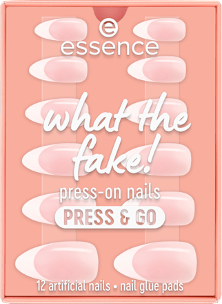 Umelé nechty What The Fake! Press & Go 01 French Nails essence