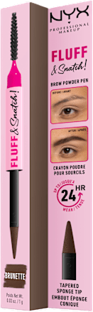 pudrová tužka na obočí Fluff&Snatch Brunette NYX PROFESSIONAL MAKEUP
