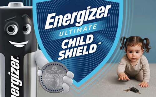 Knopfzelle CR2025 Lithium Child Shield Energizer