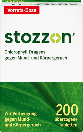 stozzon Chlorophyll-Dragees 20mg überzogene Tabletten stozzon