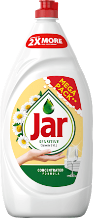 Prostriedok na umývanie riadu Sensitive Chamomile & Vitamin E Jar