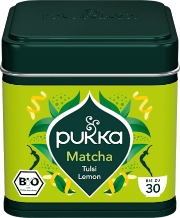 Grüner Tee Matcha, Tulsi Lemon pukka