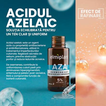 Ser pentru față ani-imperfețiuni cu acid azelaic Elmiplant