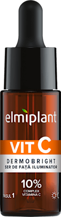 Ser pentru față iluminator cu vitamina C Elmiplant