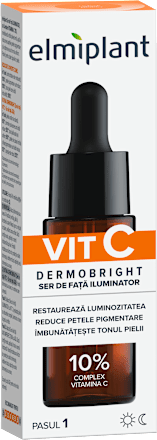 Ser pentru față iluminator cu vitamina C Elmiplant