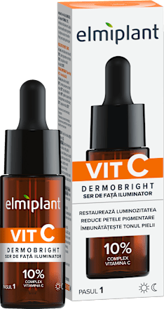 Ser pentru față iluminator cu vitamina C Elmiplant