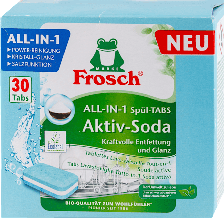 Aktiv-Soda tablete za mašinsko pranje sudova  Frosch