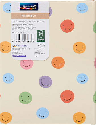 Pocketalbum Smiley Paradies